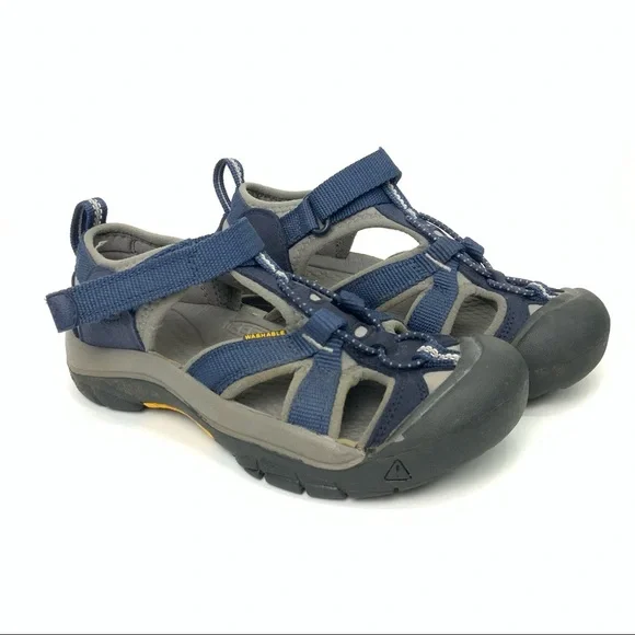 KEEN Boys Venice Blue Hiking Sports Sandals Waterproof Comfort' Size 1 - Picture 1 of 14
